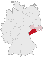 Административный округ Кемниц на карте