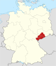 Дирекционный округ Кемниц на карте