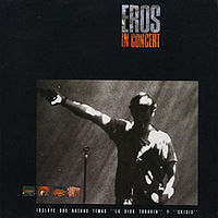 Обложка альбома «Eros in concert» (Эроса Рамаццотти, 1991)